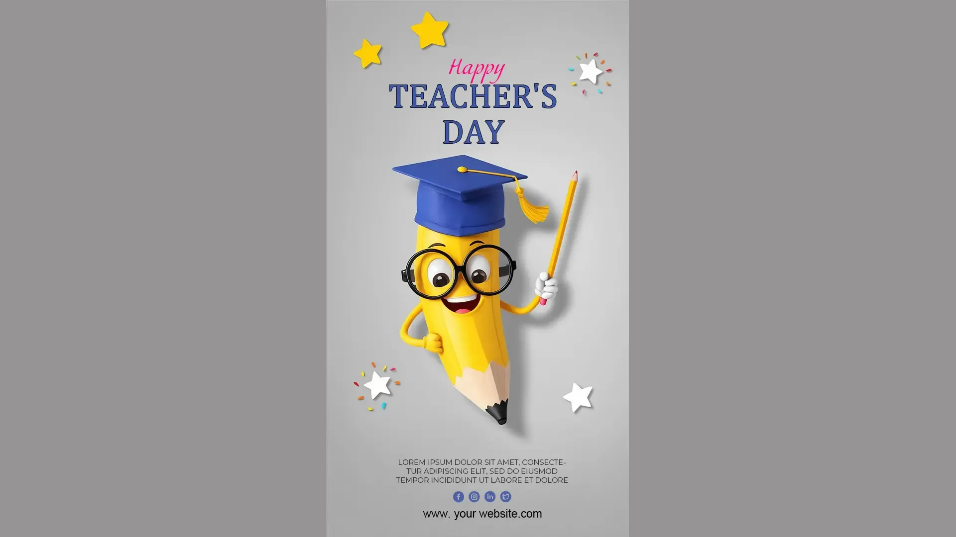 Happy Teachers Day Instagram Story Card